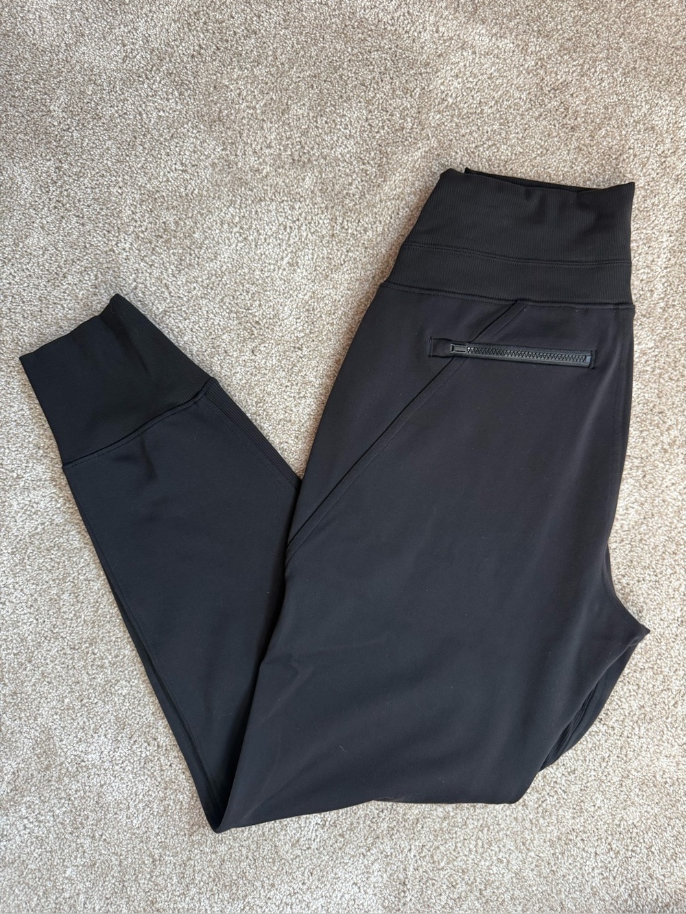 ATHLETA Black Venice High Rise Jogger Pants Size XS EUC - Picture 3 of 7
